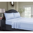 thumbnail image 2 of Tribeca Living BAMB300SSFUBL 300 TC Rayon from Bamboo Deep Pocket Sheet Set, Full, Spa Blue, 2 of 4
