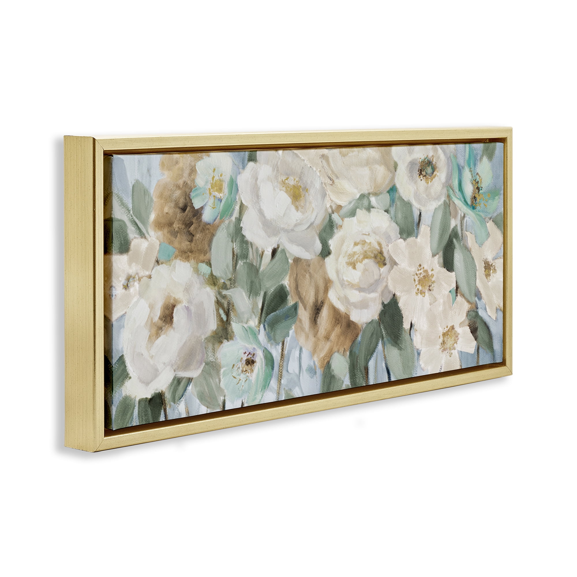 Stupell Industries Promise of Giverny Gold Framed Floater Canvas Wall Art, design by Lanie Loreth
