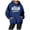 Z001-Blue, variant on Class of 2026 Hoodies Women Drawstring Senior Gifts Graduation Pullover Tops Long Sleeve Casual Relaxed Fit Sweatshirts