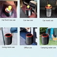 thumbnail image 4 of Foldable Portable Car Trash Can With Lid, Trash Bag Can Be Hung In The Car Trash Can, 4 of 6
