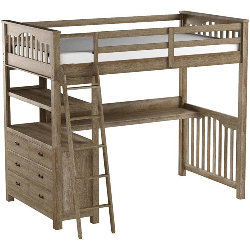bunk bed with desk walmart
