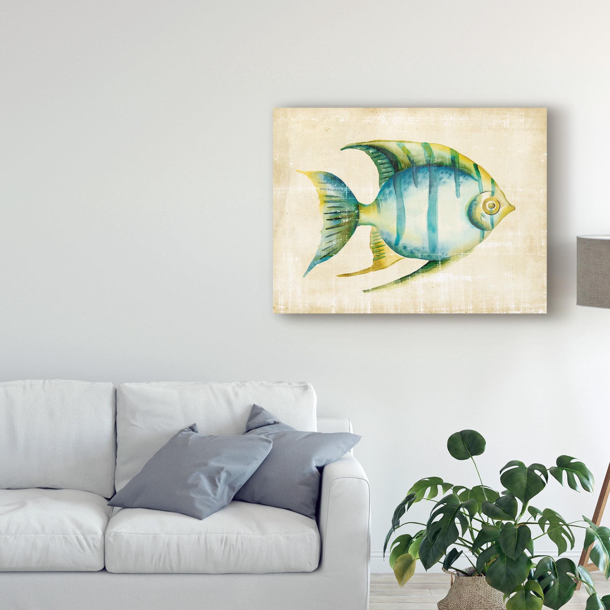 Trademark Fine Art 'Aquarium Fish I' Canvas Art by Chariklia Zarris