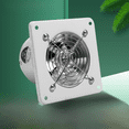 thumbnail image 1 of Ventilador de escape silencioso de pared de 4 pulgadas y 100 mm para ventana de baño, ventilador de escape, ventilador de tubo de ventilación, 1 of 4
