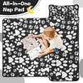 thumbnail image 4 of Black Paw Toddler Nap Mats for Kids Preschool,Sleeping Mat Bag or Kids,Toddler Sleeping Bag,Toddler Nap Mat or Daycare, 4 of 6