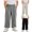 Dark Gray, variant on Fancifize Little Boys Girls Sweatpants with Pockets, Elastic High Waist Wide Leg Pants, Kids Fall Cozy Cotton Trousers