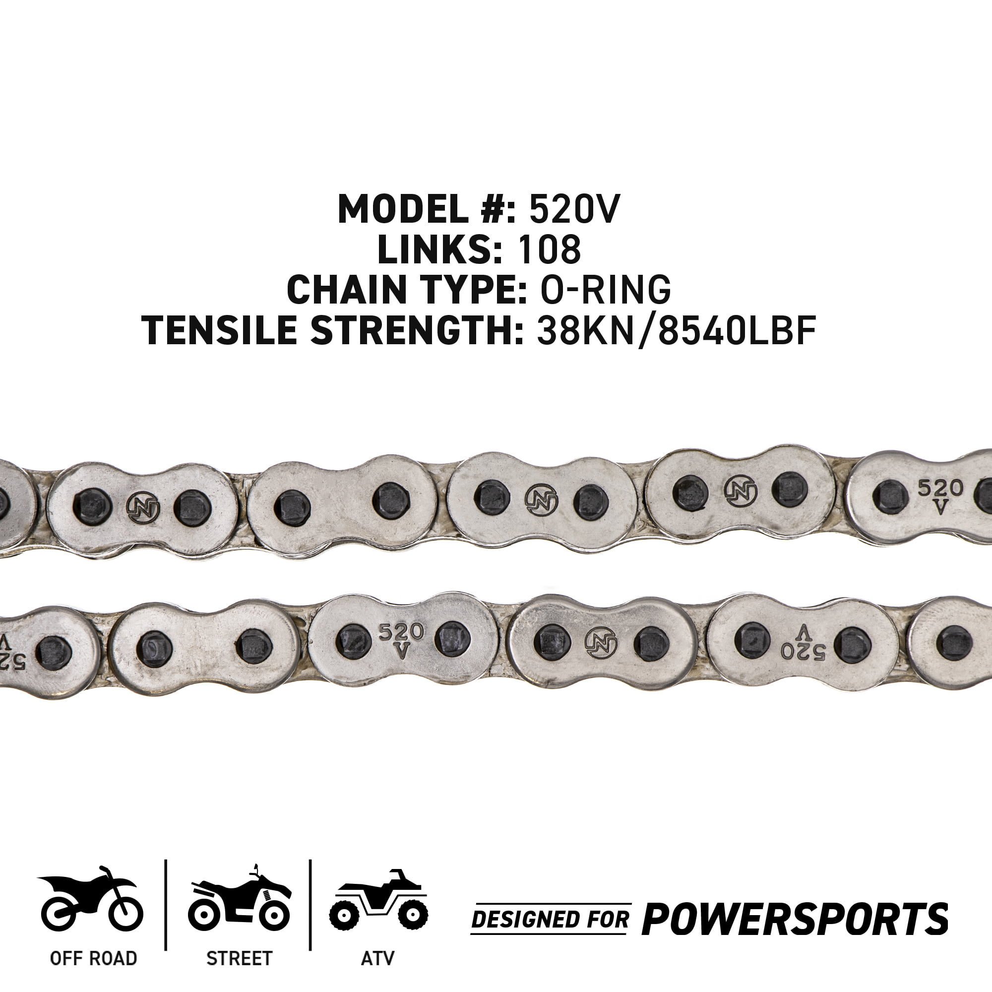 Sprocket Chain Set for Honda CBR300R CB300F 14//36 Tooth 520 O-Ring Rear Front