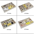 thumbnail image 3 of Paquete de 6 bandejas para joyas, inserto de terciopelo para cajones, apilables, 3 of 5