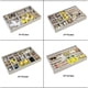thumbnail image 3 of de 6 bandejas para joyas, inserto de terciopelo para cajones, apilable, 3 of 5