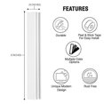 thumbnail image 3 of A&S Mezuzot Aluminum Mezuzah Case in Adi Sidler Side Design Door Mezuza for Parchment Scroll Home Blessing Decor (White, 6 Inches), 3 of 6
