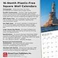 thumbnail image 6 of World's Greatest Lighthouses | 2026 12x24" (Hanging) Wall Calendar | Plastic-Free, 6 of 9