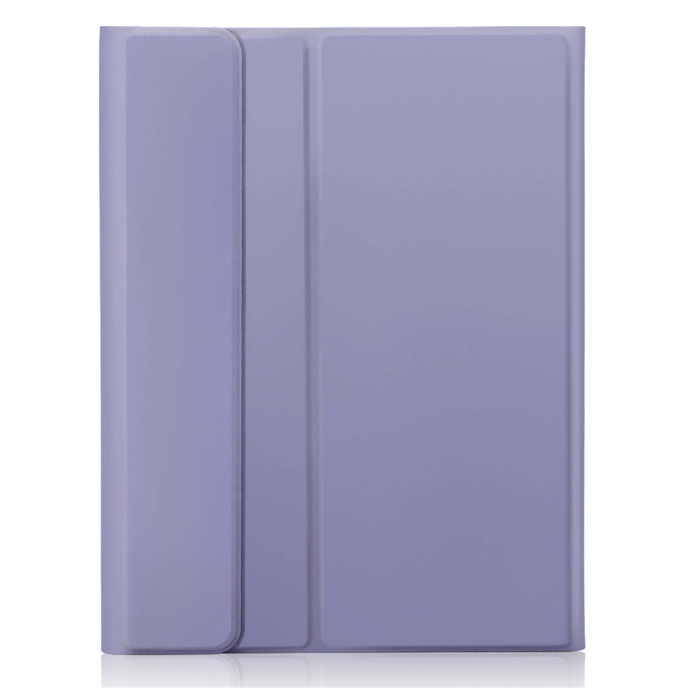 Auto Wake/Sleep Leather Smart Stand Case Cover with Pencil Holder Touch Keyboard Bluetooth for iPad Air 13 inch M2 2024 Released A2898 A2899 A2900 Purple