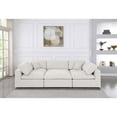 thumbnail image 3 of Trent Home Contemporary Cream Durable Linen Fabric Cloud Modular Sectional, 3 of 3