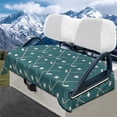 thumbnail image 2 of Aplkyhs Golf Print Universal Golf Cart Seat Covers Lightweight Golf Blanket Fits for EZGO Club Car and More 2 Person Seats Golf Carts Stretchable, 2 of 7