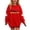 Red, variant on Bovxnpu Halloween Day Unisex Girls Long Sleeve Shirts Undershirts Graphic Long Sleeve Fleece Crew Neck Pullover Sweatshirt Kids Tops