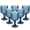 Blue, variant on 6Pcs Wine Glasses,300ml/10oz Vintage Goblets Wine Glasses, Glassware with Stems Dishwasher Safe,for Dinners, Parties and Bars