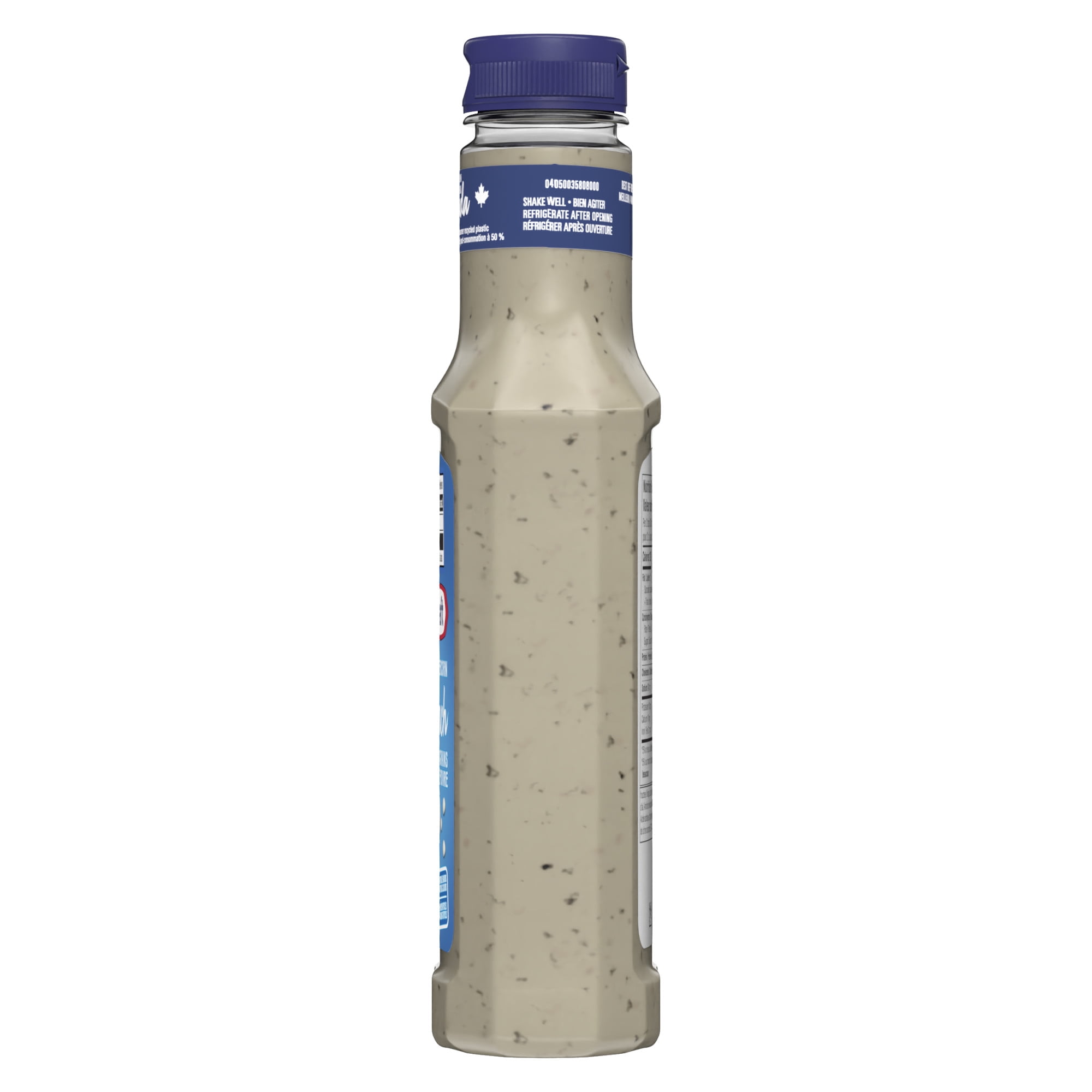 Kraft Peppercorn Ranch Salad Dressing, 425 mL Bottle, KRAFT PEPPERCORN RANCH DRE 425