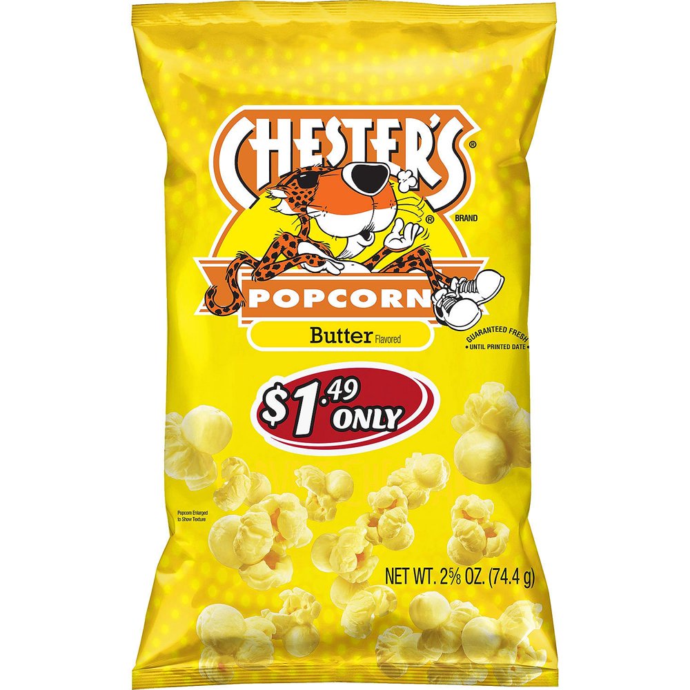 Chester's Butter Flavored Popcorn Snacks (2.6 oz. ea., 15 ct