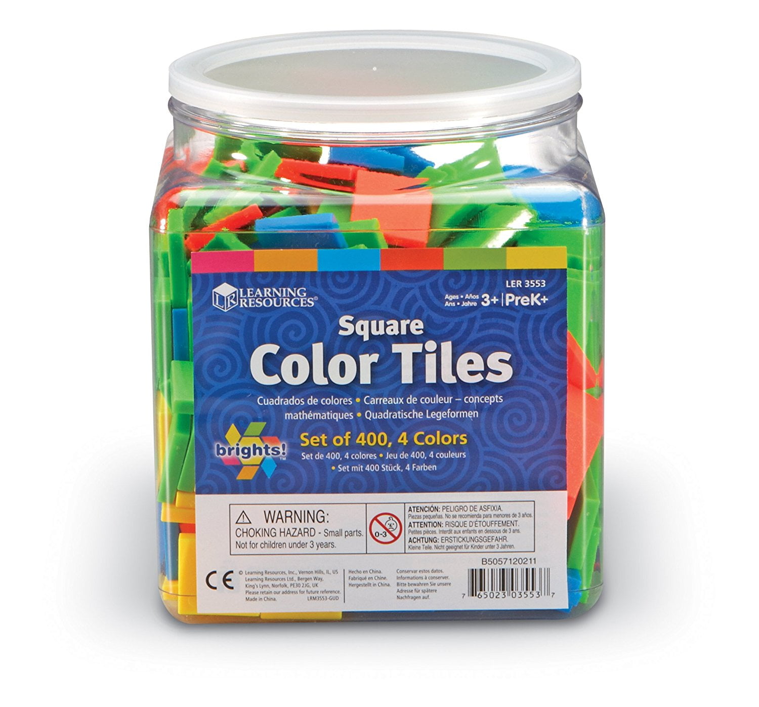 Learning Resources Brights! Color Tiles