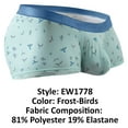 thumbnail image 3 of ErgoWear EW1778 SLK SE Trunks Color Frost-Birds Size XL, 3 of 4