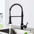 thumbnail image 4 of Grifo de Cocina NQ con Rociador Giratorio 360° Monomando Tanque de Agua Caliente y Fría Negro, 4 of 4