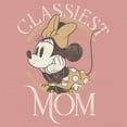 thumbnail image 2 of Junior's Minnie Mouse Classiest Mom  Sweatshirt Desert Pink 2X Large, 2 of 3