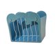thumbnail image 1 of Comedero de heno para conejos, jaulas, cobayas, comedero de heno colgante para mascotas, comedero de hierba para conejos. Azul, 1 of 9