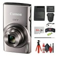 thumbnail image 1 of Canon IXY 650 HS Digital Camera 12x Zoom Silver Bundle 64GB Kit (International Model), 1 of 4