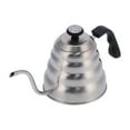 thumbnail image 1 of Cafetera de acero inoxidable de 1200 ml con termómetro y cuello de cisne. Cafetera de mano. Utensilios para café., 1 of 14