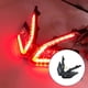 thumbnail image 5 of Motocicletas LED Luz trasera trasera Impermeable Retro Freno Indicador de parada Lámpara de señal Luz de matrícula Suministros de repuesto para - Sunnimix Luz trasera trasera de la moto, 5 of 8