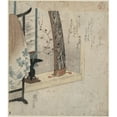 thumbnail image 3 of Utagawa Kuniyoshi 12x14 Black Modern Framed Museum Art Print Titled - Koto to Eko1830, 3 of 5