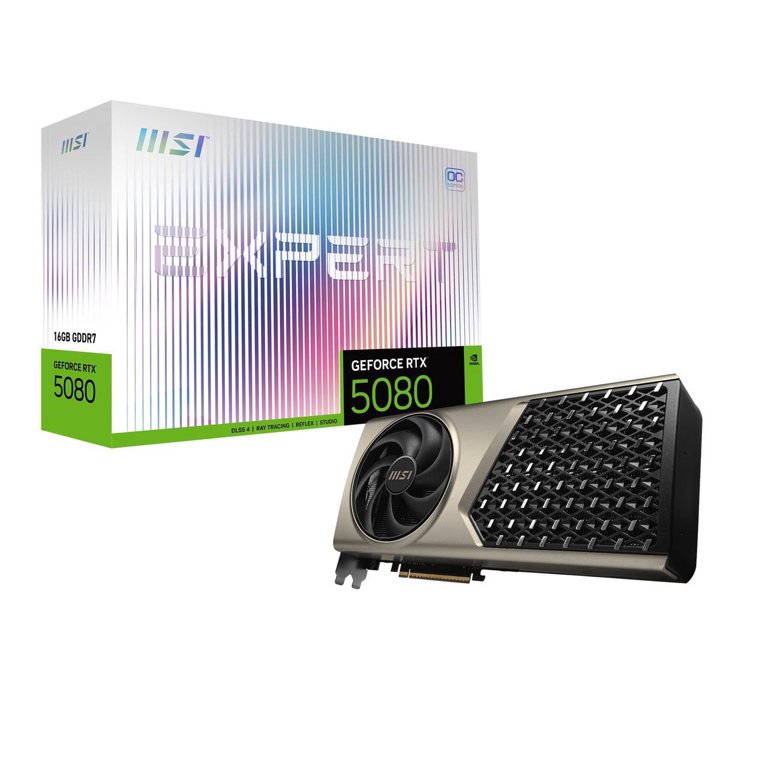 MSI RTX508016GEXPERTOC RTX 5080 16GB Expert OC Graphics Card