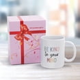 thumbnail image 4 of Be Kind To Your Mind, Boho Classroom Mug, Mindfulness Mug, Positive Classroom,White Mug,Funny Coffee Mug,The Best Gift for Colleagues,Parents,And Grandparents,110z Men And Women, 4 of 7
