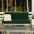 thumbnail image 6 of XXLYY Outdoor Swing Cushions, Swing Cushions 3 Seater Replacement with Backrest, Waterproof Thicken 4" Bench Cushion with Ties for Patio Porch Lawn and Garden, 6 of 8