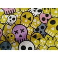 thumbnail image 4 of oneOone Cotton Poplin Yellow Fabric Skull Sewing Material Print Fabric By The Yard 56 Inch Wide, 4 of 4