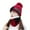Red, variant on Aoochasliy Winter Scarfs Women Winter Knitted Wool Scarf Hat Pompom Cap Set Warm Winter Scarf