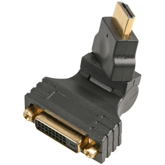 PRO SIGNAL - DVI-D Female to HDMI Male Swivel Adaptor