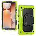 thumbnail image 2 of for Samsung Galaxy Tab S10 Lite/S10 FE/S9 FE/S9 Case 11 inch, 360 Rotating Shockproof Cover with Stand, Handle, Shoulder Strap (SM-X520/X510/X710), Lime, 2 of 7
