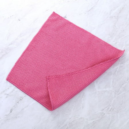 Pure Household Glass Window Cleaning Cloth Kitchen Absorbent Dishcloth ...