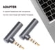 thumbnail image 1 of Conector Jack de 3,5 mm Conector Jack en forma de L de aleación de aluminio para cable de altavoz auxiliar Ndcxsfigh Para estrenar, 1 of 8