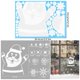 thumbnail image 1 of Pegatinas de pared de Feliz Navidad para el hogar, calcomanías de vidrio para ventana, Papá Noel, copo de nieve, alce, fiesta de Navidad, Año Nuevo, 2021, 1 of 4