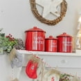 thumbnail image 4 of Factory Direct Craft Giftable Christmas Snack Enamelware Canister Set for Family and Friends, 4 of 4