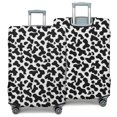 thumbnail image 2 of Stretch Luggage Cover L(25-28in)– Elastic Travel Suitcase Protector with Handle Openings & Bottom Closure, Washable Polyester Spandex Suitcases Cover, Leopard Animal Print, 2 of 5