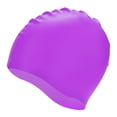thumbnail image 1 of Uxcell Gorro de Natación de Silicona 1-Pack para Mujeres y Hombres, Sombrero de Natación Impermeable No Deslizante Duradero [Morado], 1 of 6