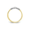 thumbnail image 2 of Gem & Harmony 14K Yellow Gold Polished MOM Ring with Diamond Accent for Women, 2 of 5