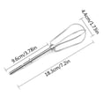 thumbnail image 3 of Set of 2 Electric Mixer Heads Handheld Beater Heads Stainless Steel Mixer Accessories Beater Part, 3 of 8