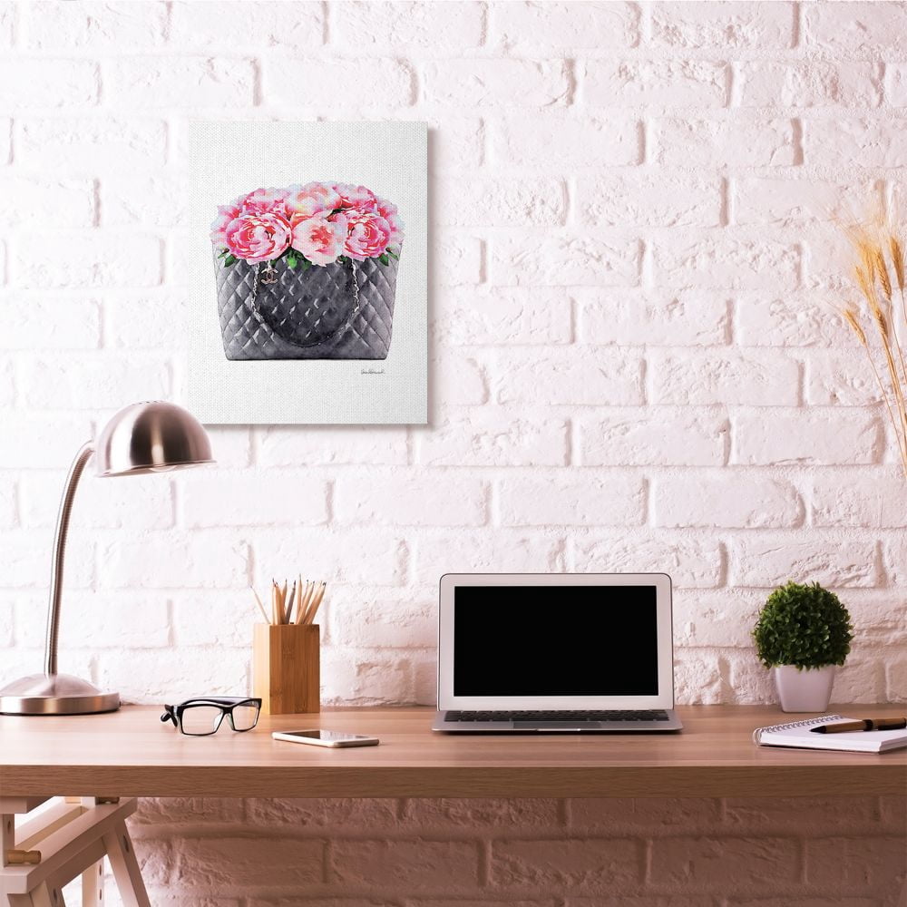 Stupell Home Décor Floral Canvas Art Print, 1.50" x 24"