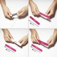 thumbnail image 5 of Tweezerman Ultimate Neon Pink Manicure Set Includes a Nail Pushy, Clipper, Buffer and File, 5 of 11