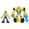 Hasbro Transformers Rescue Bots Bumblebee & Graham Burns Action Figures