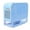 Blue, variant on Bird Seed Husk Separator,Bird Feed Shell Blowing Machine with 2 Visible Drawers, No Mess Automatic Bird Seed Husks Separator for Parrot, Finch & All Bird Seed Types,USB-Powered,White