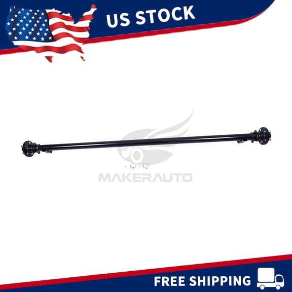 Trailer Axle 3.5K Capacity 5 on 4.5" Bolt Pattern 85" Hub Face